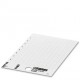 US-EMP (8,8X15) 0830293 PHOENIX CONTACT Rótulo para encajar, Tarjeta, blanco, sin rotular, rotulable con: BL..
