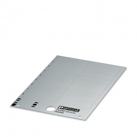 US-EMP (52,5X15) SR 0830311 PHOENIX CONTACT Rótulo para encajar, Tarjeta, plata, sin rotular, rotulable con:..