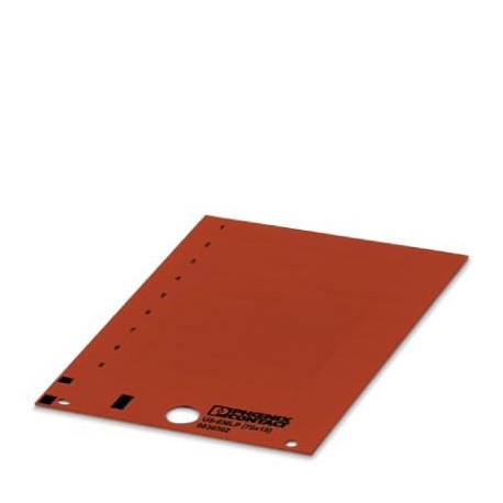 US-EMLP (70X15) RD 0830327 PHOENIX CONTACT Marcador de plástico, Tarjeta, rojo, sin rotular, rotulable con: ..
