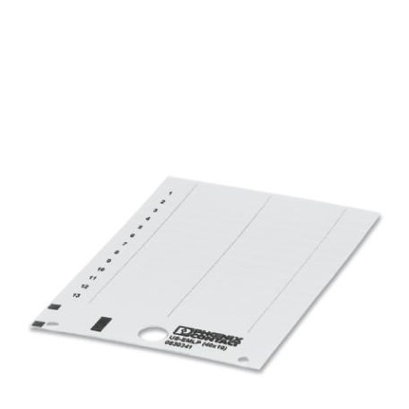 US-EMLP (40X10) 0830341 PHOENIX CONTACT Marcador de plástico, Tarjeta, blanco, sin rotular, rotulable con: B..
