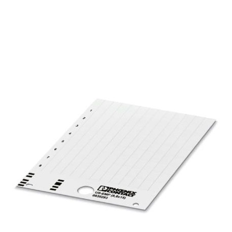 US-EMP (8,8X15) CUS 0830349 PHOENIX CONTACT Rótulo para encajar, disponible: por tarjeta, blanco, rotulado s..
