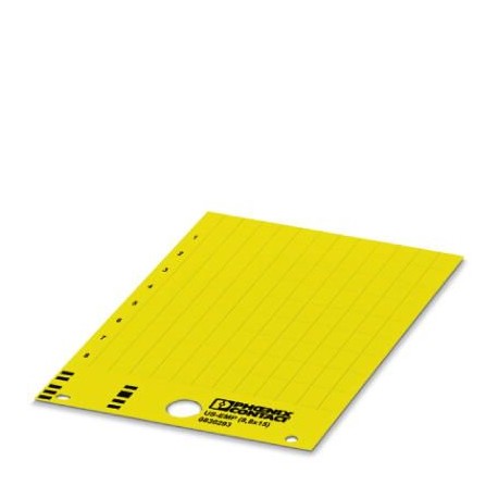 US-EMP (8,8X15) YE CUS 0830350 PHOENIX CONTACT Etiquettes à encliqueter, à commander : sous forme de carte, ..
