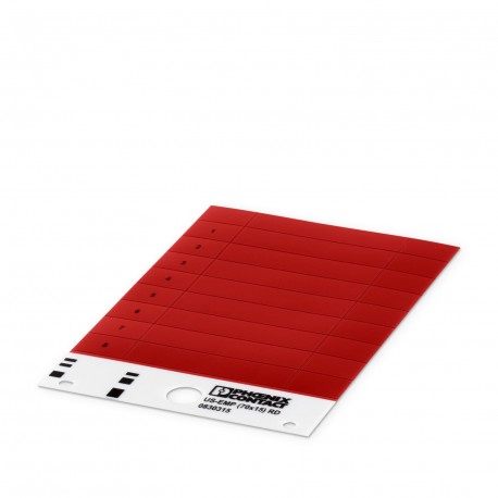 US-EMP (70X15) RD CUS 0830364 PHOENIX CONTACT Rótulo para encajar, disponible: por tarjeta, rojo, rotulado s..