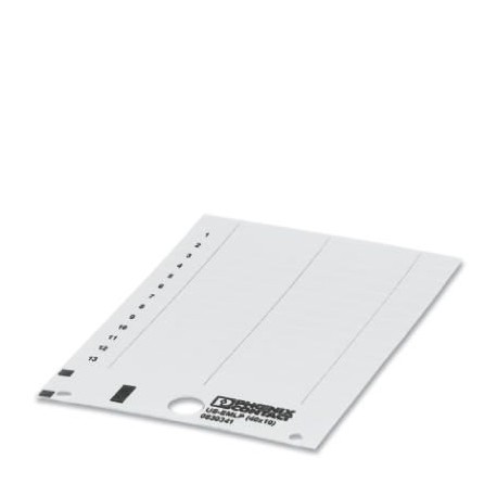 US-EMLP (40X10) CUS 0830365 PHOENIX CONTACT Etiquette en plastique, à commander : sous forme de carte, blanc..