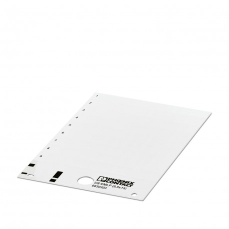 US-EMLP (8,8X15) CUS 0830371 PHOENIX CONTACT Marcador de plástico, Tarjeta, disponible: por tarjeta, blanco,..