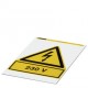 PML-W202 (200X200) 0830440 PHOENIX CONTACT Warnschild, Bogen, gelb, beschriftet: Blitzpfeil und Aufdruck: 23..