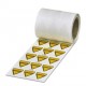 PML-W200 (25X25)R 0830451 PHOENIX CONTACT Placa de aviso, Rollo, amarillo/negro, sin rotular, rotulable con:..