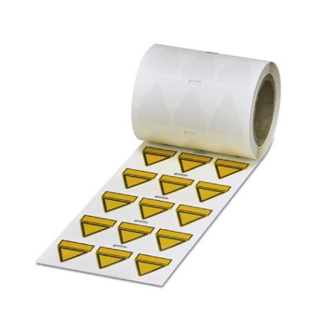 PML-W200 (25X25)R 0830451 PHOENIX CONTACT Placa de aviso, Rollo, amarillo/negro, sin rotular, rotulable con:..