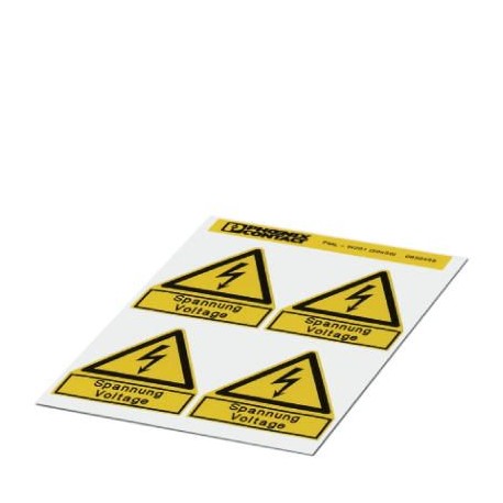 PML-W201 (50X50) 0830455 PHOENIX CONTACT Etiquette d'avertissement