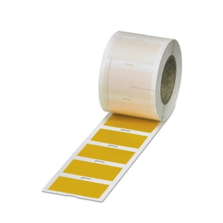 PML-W300 (52X26)R 0830458 PHOENIX CONTACT Placa de aviso, Rollo, amarillo, sin rotular, rotulable con: THERM..