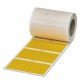 PML-W300 (105X52)R 0830460 PHOENIX CONTACT Placa de aviso, Rollo, amarillo, sin rotular, rotulable con: THER..