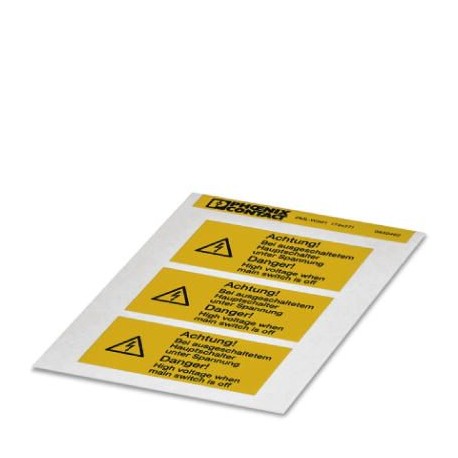 PML-W301 (74X37) 0830462 PHOENIX CONTACT Warning label