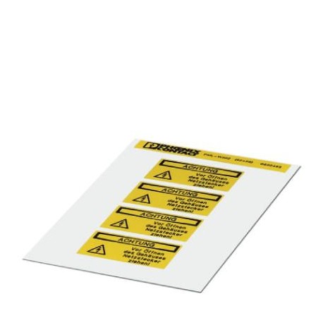 PML-W302 (52X26) 0830465 PHOENIX CONTACT Etiquette d'avertissement