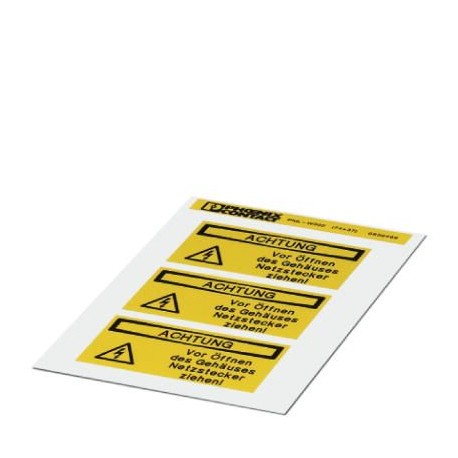 PML-W302 (74X37) 0830466 PHOENIX CONTACT Warning label