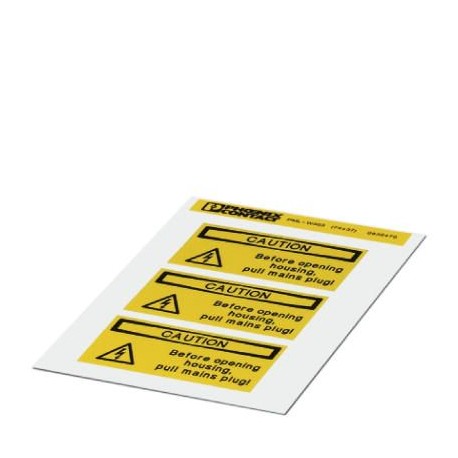 PML-W303 (74X37) 0830470 PHOENIX CONTACT Etiquette d'avertissement