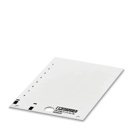 US-EMLP (17,5X15) 0830839 PHOENIX CONTACT Marcador de plástico, Tarjeta, blanco, sin rotular, rotulable con:..