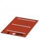 US-EMLP (85,6X54) RD 0830841 PHOENIX CONTACT Marcador de plástico, Tarjeta, rojo, sin rotular, rotulable con..