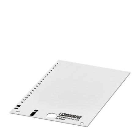 US-EMLP-HA (17X7) 0830988 PHOENIX CONTACT Marcador de plástico, Tarjeta, blanco, sin rotular, rotulable con:..