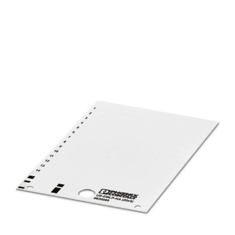 US-EMLP-HA (20X9) 0830989 PHOENIX CONTACT Marcador de plástico, Tarjeta, blanco, sin rotular, rotulable con:..
