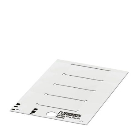 US-EMLP-HA (60X30) 0830990 PHOENIX CONTACT Marcador de plástico, Tarjeta, blanco, sin rotular, rotulable con..