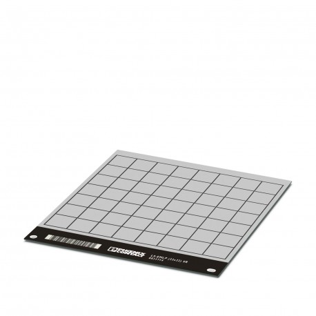 LS-EMLP (22X22) SR 0831714 PHOENIX CONTACT Marcador de aparatos, hoja, plata, sin rotular, rotulable con: TO..