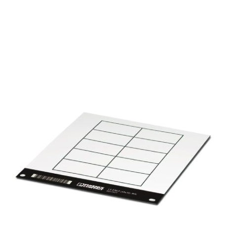 LS-EMLP (60X30) WH CUS 0831983 PHOENIX CONTACT Marcador de aparatos, hoja, blanco, rotulado según las indica..