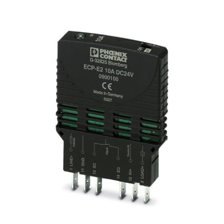 ECP-E2-10A 0900100 PHOENIX CONTACT Interruptores de protección de aparatos electrónicos, número de polos: 1,..