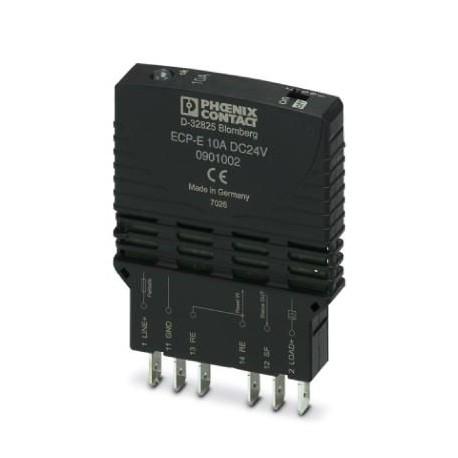 ECP-E 10A 0901002 PHOENIX CONTACT Interruptores de protección de aparatos electrónicos, número de polos: 1, ..