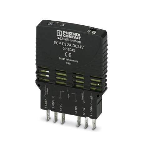 ECP-E3 2A 0912042 PHOENIX CONTACT Disjoncteur de protection d'appareils électronique