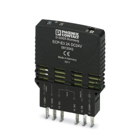 ECP-E3 2A 0912042 PHOENIX CONTACT Interruptores de protección de aparatos electrónicos, número de polos: 1, ..