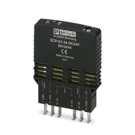 ECP-E3 4A 0912044 PHOENIX CONTACT Disjuntor de proteção de equipamentos eletrônico