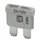 SI FORM C 2 A 0913689 PHOENIX CONTACT Flat-type plug-in fuse, type C, color code: gray, nominal current: 2 A