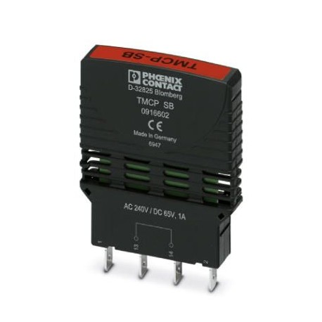 TMCP SB 0916602 PHOENIX CONTACT Puente para señales, enchufable, para puentear la señalización colectiva par..