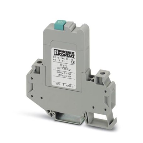 UT 6-TMC M 12A 0916611 PHOENIX CONTACT Interruptor de protección termomagnético, 1 polo, para montaje sobre ..