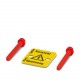 WS 3- 6 1004115 PHOENIX CONTACT Etiquette d'avertissement