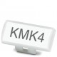 KMK 4 1005305 PHOENIX CONTACT Marcador de cables de plástico, transparente, sin rotular, clase de montaje: M..