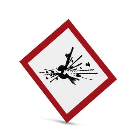 PML-GHS101 (25X25) 1014270 PHOENIX CONTACT Placa de substâncias perigosas