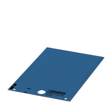US-EMLF (104X140) BU 1014293 PHOENIX CONTACT Etiqueta, Tarjeta, azul, sin rotular, rotulable con: BLUEMARK I..