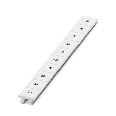 ZB10,LGS:U-N 1053438 PHOENIX CONTACT Marcador para bornes, Tiras, blanco, rotulado, rotulable con: CMS-P1-PL..
