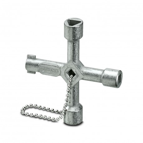 USS 4 1203149 PHOENIX CONTACT Llave de armario de distribución, metálica, para todos los armarios de usuales