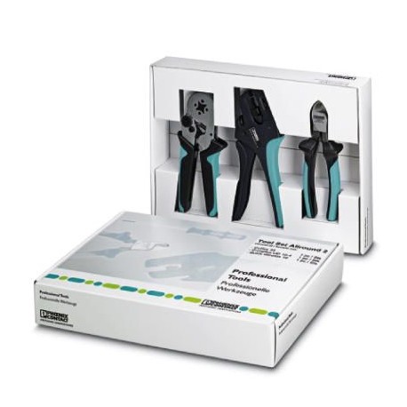TOOL SET ALLROUND 2 1208843 PHOENIX CONTACT Set de corte, pelado y crimpado, embalado en un estuche para her..