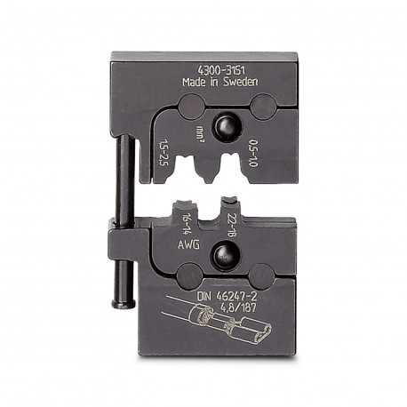 CRIMPFOX-M SC 2,5/DIE 1212084 PHOENIX CONTACT Matriz, para Crimpfox-M, para hembras de enchufe plano sin ais..