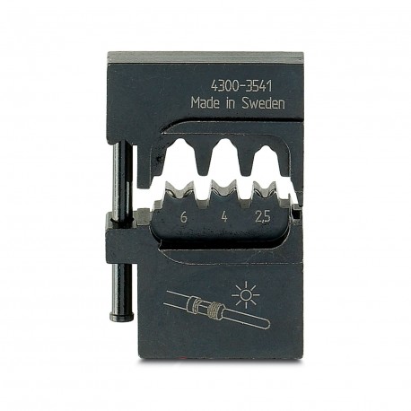 CRIMPFOX-M SR 6-3/DIE 1212473 PHOENIX CONTACT Matriz para conector solar SOLARLOK, introducción lateral, 2,5..
