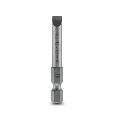 SF-BIT-SL 1,0X5,5-50 1212574 PHOENIX CONTACT Bit tornillo, plana, accionamiento E6,3-1/4 , tamaño: 1,0 x 5,5..