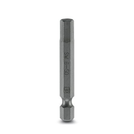 SF-BIT-HEX 6-50 1212650 PHOENIX CONTACT Punta para tornillo, hexagonal, accionamiento E6,3-1/4 , tamaño: hex..