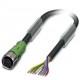 SAC-8P- 5,0-PUR/FS SCO 1401691 PHOENIX CONTACT Sensor/Actuator cable, 8-position, PUR halogen-free, black-gr..