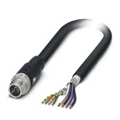 VS-M12MS-94H-HYB/15,0 SCO 1402446 PHOENIX CONTACT Cable Ethernet confeccionado, CAT5e, apantallado, 8 conduc..