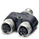 SAC-3P-M12Y/2XM12FS 3L 1403627 PHOENIX CONTACT Y-Verteiler, 3-polig, Stecker gerade M12 SPEEDCON, A-kodiert,..