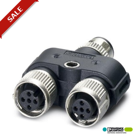 SAC-3P-M12Y/2XM12FS 3L 1403627 PHOENIX CONTACT Distributore a Y, 3-poli, Maschio diritto M12 SPEEDCON, codif..