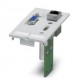 SI-FP-R1A-U1A-D1A 1404497 PHOENIX CONTACT Placa frontal de datos con insertos de contactos, plástico con cha..